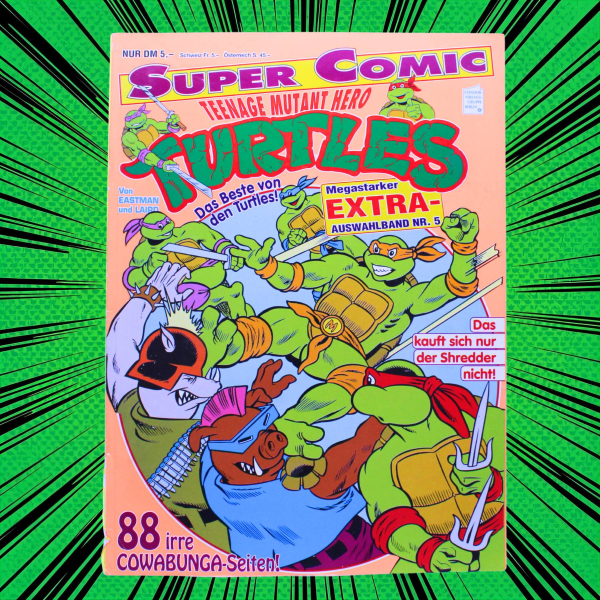 Turtles Super Comic Extra Auswahlband 5 Condor 1993 | Hoppla-Stuff